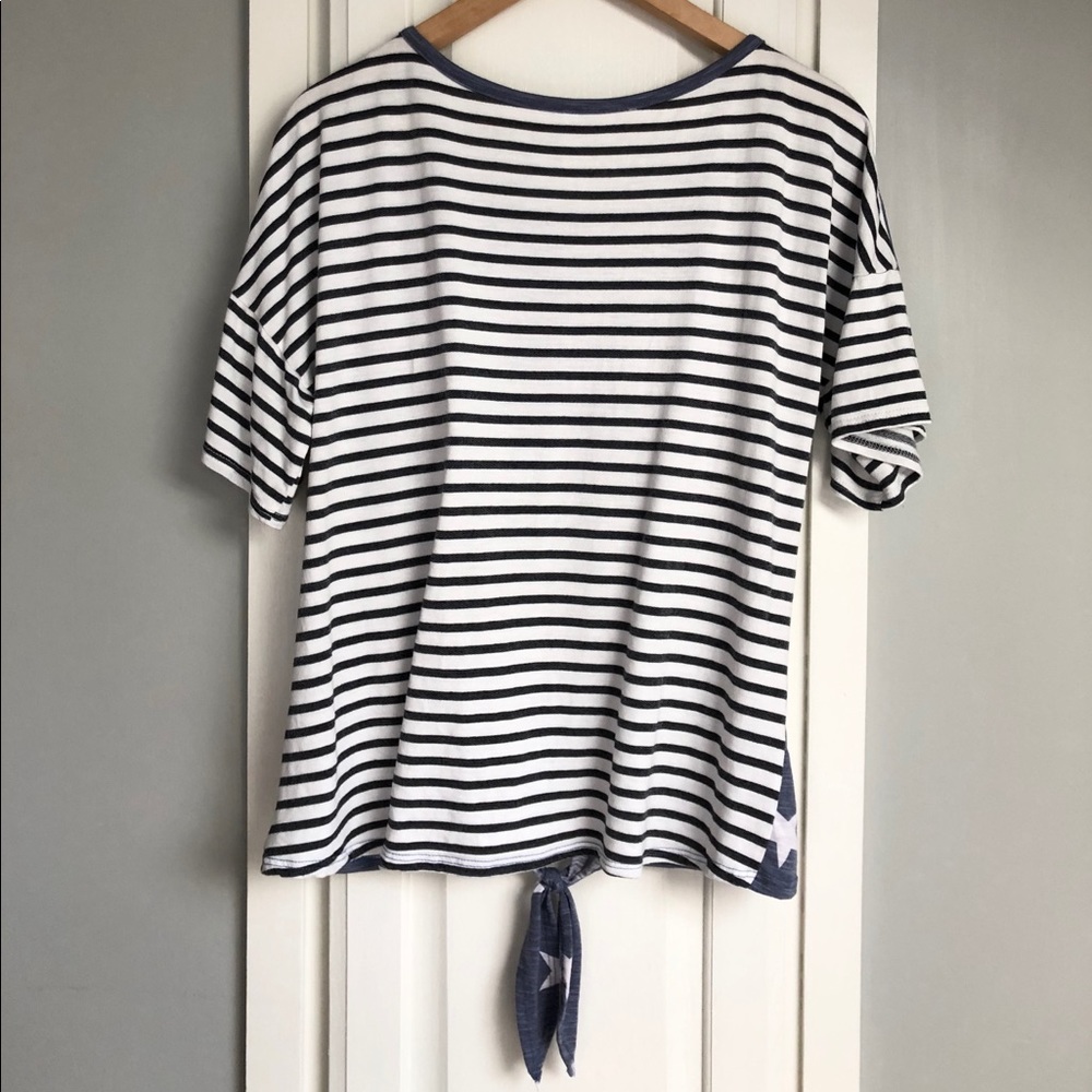 My Story || Stars and Stripes Front Knot Top - Picture 7 of 7